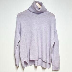 New Splendid Lilac Wool Turtleneck Sweater - Oversized Size XS-L